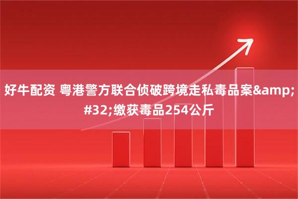 好牛配资 粤港警方联合侦破跨境走私毒品案&#32;缴获毒品254公斤